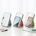 Miniatyrbillede 4 af 5: Foldbar Makeup-Spejl Minimalistisk Glas Mode Kosmetik Spejl
