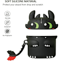 Miniatyrbilde 4 av 5: 2. 3D-tegneseriedeksel for Airpods 1, søt nattdemon Cr