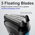 Miniatyrbilde 5 av 5: 32B S3 reservedeler barberhoder kompatible med Braun Series 3 elektriske barbermaskiner tilbehør
