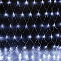 Miniatyrbillede 1 af 7: 120-672 LED Net Mesh Fe-lys Lysstreng Ude Jul Julepynt 8 Tilstande Vandafvisende Bryllupsfest Lys EU/UK/ WHITE