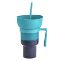 Miniatyrbild 4 av 5: Stadium Tumbler Popcorn Cup Snack Cup Multifunktionell Kopp 1000m blue 1L