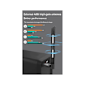 Miniatyrbilde 4 av 5: 100m USB Bluetooth-adapter USB Bluetooth 5.3-mottaker 4dbi-antenne Bluetooth-sender for datamaskin