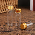 Miniatyrbilde 7 av 8: 10 stk 5/7/10/14/18/20ml Glassflasker Små Glasskrukker Forseglede Flasker 22*80mm, 20ml