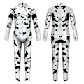Miniatyrbilde 3 av 5: Dalmatiner Cosplay Kostyme for Voksne og Barn, Dyrekostyme for Halloween, Karneval 150 cm
