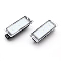 Miniatyrbild 1 av 5: 12V LED Nummerplåtslampor Vita LED CANBUS Bil Inga Fel för Renault Megane 3 Clio Laguna 2 Megane 3 Twingo Satis WHITE
