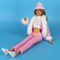 Miniatyrbild 3 av 5: Barbie modekläder, 3 delar, 3 docktillbehör, för barn från 3 år