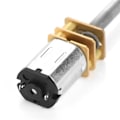 Pikkukuva 3 / 8: DC 6/12V N20 Vaihteistomoottori pitkällä lähtöakselilla M4 x 100mm (12V 600RPM)