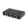 Miniatyrbillede 1 af 8: 1000 Mbps 2-i-1 To-vejs Ethernet-adapter RJ45 Splitter La in 1