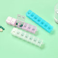 Miniatyrbild 2 av 5: 5 stycken, bärbar transparent pillerlåda med 7 mönster