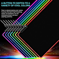 Miniatyrbillede 4 af 5: RGB-musemåtte Led-musemåtte, stor musematte, led og stor musematte