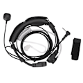 Miniatyrbillede 1 af 5: 2,5 mm halsmikrofon headset mikrofon Ptt til walkie talkie radio Tlkr T5 T80 T60 T6 T8 Talk