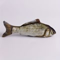 Miniatyrbild 3 av 10: 1 st söt fiskdesign katt leksak plyschleksak, interaktiv leksak för katt och hundtillbehör Clown Fish