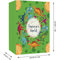 Miniatyrbild 2 av 3: Adventskalender 2024/24, 24 Dagar till Jul Nedräkningskalender, Julklapp Blind Box Dinosaurie Fest, Nedräkningskalender Jul Leksaker