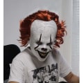 Miniatyrbillede 2 af 5: Pennywise Scary Clown Latex Maske Joker skræmmende Halloween Smile