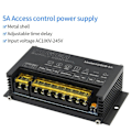 Pikkukuva 2 / 5: 12v relekytkin virtalähde sähköiseen kulunvalvontajärjestelmään Push Com Gnd 5a 100-245v jännite