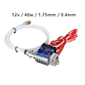 Miniatyrbillede 2 af 6: v6 varmeblok 12V/40W varmelegeme alle metal V6 hotend