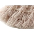 Miniatyrbilde 5 av 7: Lang Maxi Tulle Skjørt Kvinner A Linje Ruffle Mesh Høy Midje Skjørt Underskjørt Khaki Khaki M