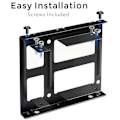 Miniatyrbild 3 av 9: Adapterkit för 2,5\" till 3,5\" hårddiskfack - Konverteringsfack för montering av HDD SSD - IDE 4P hane till 2 SATA 15-stifts hona strömkabel + 2 x