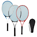 Miniatyrbilde 1 av 5: Tennisracket 27 Tommer Enkelt Tennis Trener Nybegynner Dobbel Kamp Treningssett Utendørs Tennisracket 27 inches