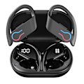 Pikkukuva 1 / 4: Langattomat Bluetooth-kuulokkeet 120 tunnin toistoaika Bluetooth 5.3 Urheilukuulokkeet Hi-Fi-stereokuulokkeet kotelolla LED-näytöllä Kuulokkeet juoksuun