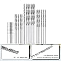 Miniatyrbillede 4 af 5: Sæt 20 stk. 4 størrelser 1mm 1,5mm 2mm 2,5mm Twist Tip Smykker Strand Havglas Skal