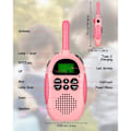 Pikkukuva 5 / 5: 2 kpl lasten walkie-talkie, ladattava walkie-talkie, lapset ulkona