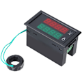Miniatyrbillede 2 af 5: Dobbelt display høj præcision digital AC voltmeter amperemeter (80-300V 0-100A)