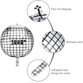 Miniatyrbillede 9 af 10: Disco balloner til 70'er tema Disco Party FARVE 4 FARVE Color 4 Color 4