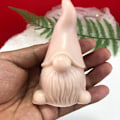 Miniatyrbillede 4 af 5: Ansigtsløse julemand forme DIY Håndværk forme Gnome C