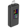 Miniatyrbilde 5 av 5: USB C Power Tester DC4-30V Spenning Strøm 2 i 1 Meter Fargeskjerm Voltmeter Ammeter