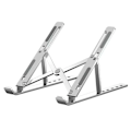 Miniatyrbillede 1 af 5: Sammenklappelig bærbar computerstand i aluminiumlegering, sølv
