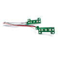 Miniatyrbillede 2 af 9: Til Logitech G304 G305 Gaming Mus Mikro Switch Kredsløbskort Samling Venstre og Højre Knap Lille Kryds Reparationsdele Without Switch 0.01