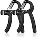 Miniatyrbild 1 av 5: Handtränare, Handgrepp Handträning, Justerbar Greppstyrketränare Underarmstränare Enhet Greppstyrketränare för Styrketräning, Fitne 2 pcs