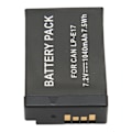 Miniatyrbillede 8 af 10: LP E17 Batteri Intelligent Høj Kapacitet 1040mAh Udskiftning til 200D II R10 RP 750D M6mark2 800D 850D 77D 760D M3 M5 ++