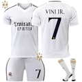 Miniatyrbild 1 av 2: 24-25 Real Madrid Vini Jr. 7 Hemmafotbollströja Ny säsong Senaste barnfotbollströja för vuxna Fotboll 2 Adult XXXL（190-195cm）