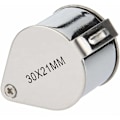 Miniatyrbillede 3 af 5: Juveler Loupe - Linse 30 x 21mm Glas Smykker Antik Lupe - Lomme Lupe - Briller til Hobby Geologi Møntsamling