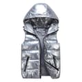 Sliktaa Unisex Blank Vattentät Ärmlös Jacka Lättviktsdunväst Silver Silver L