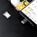 Miniatyrbild 5 av 5: weiyufang Mini USB-minne USB-minne Bärbar minnespinne i metall silverE 64GB