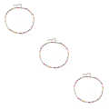 Pikkukuva 1 / 5: 1/2/3/5 helmen kaulakoru helmillä koristeltu choker säädettävä ketju boho tyyppi 4 Type 4 3PCS