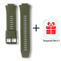 Miniatyrbild 6 av 6: Original Mk66 Smart Watch Remmar Vattentät Band 15mm Armband Gratis En Del Härdat Glas Smartwatch Delar Only 3pcs Film