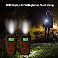 Miniatyrbillede 3 af 5: HHL Walkie Talkies til voksne Langdistance To-vejs radio - PMR Walky Talky VOX Håndfri 5km med lommelygte LCD Backit