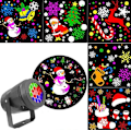 Miniatyrbillede 7 af 9: Julprojektor med 16 Mønsterbilleder LED-projektionslampe