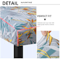 Miniatyrbilde 5 av 5: 4 Pakke Jule Stolstol Trekk Stretch Avtagbar Vaskbar Spisestue Bladmønster1 Leaf Pattern1 4