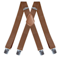 Miniatyrbilde 1 av 4: Bukseseler for menn - brede seler, X-formede seler brown