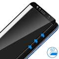 Miniatyrbilde 2 av 4: Honor 7A Huawei Y6 2018 skjermbeskytter 5D herdet glass sorte kanter