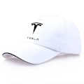 Pikkukuva 1 / 4: Auton Tesla Baseball-lippis - Miesten ja naisten lippis - Unisex Tesla Ba white