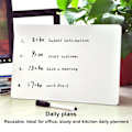 Miniatyrbillede 6 af 6: Mini whiteboard med tørrmarkering, 8,2 x 11,8 tommer dobbeltsidet mini whiteboard med penne og viskelæder, holdbare bærbare whiteboards 2pcs
