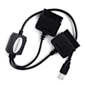 Miniatyrbild 3 av 5: SQBB 2 i 1 Adapter Konverter utan Drivrutin för PS2 för PS3 Joypad Gamepad Till för PS3 PC USB Game Controller Adapter Ersätt