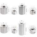 Pikkukuva 3 / 5: 10 kpl kuusikulmamutteria Kuusikulmamutterit M4X12MM M4x12mm