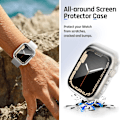 Miniatyrbilde 4 av 5: Vanntett deksel for Apple Watch 41mm Series 7 Klar Clear 41mm